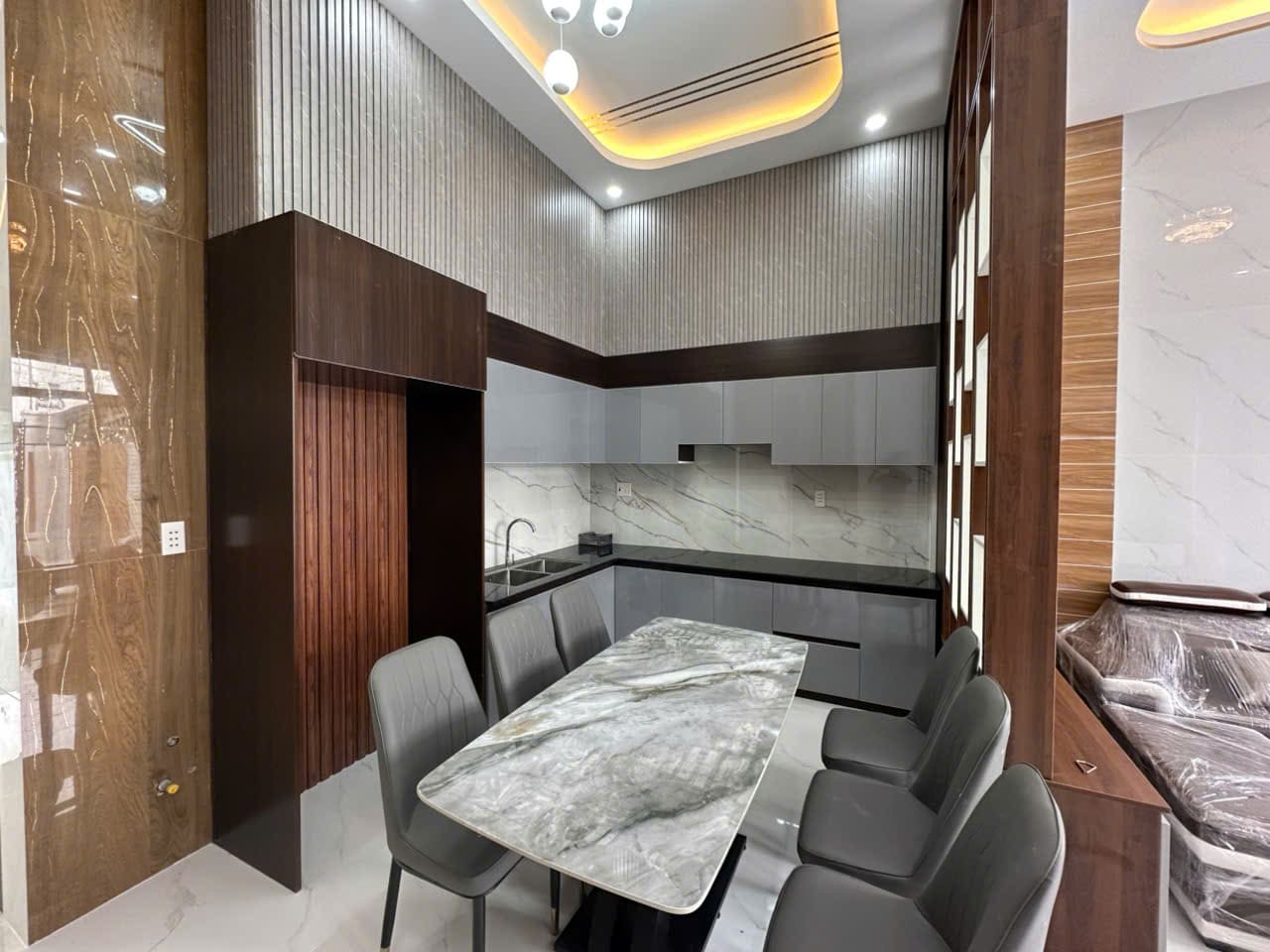 Bán nhà mới hoàn thiện An Ngãi Long Điền giá chỉ 1,85 tỷ