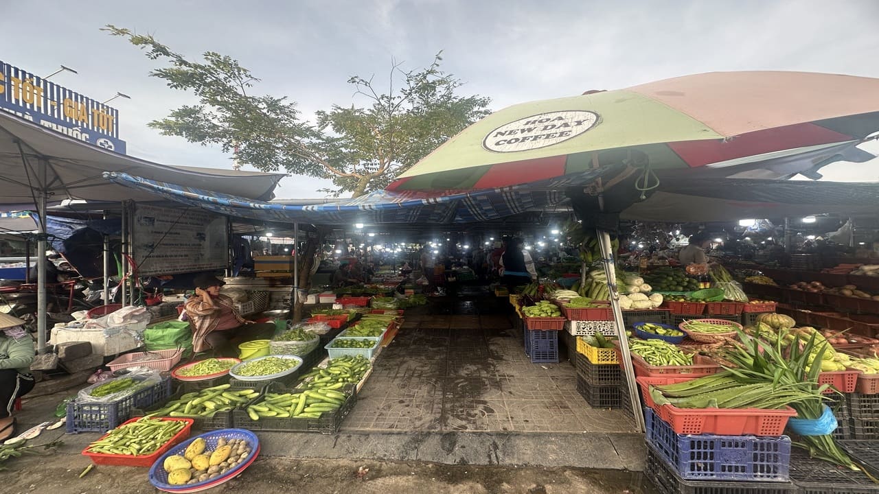 Nonong sản khu vực chợ an ngãi