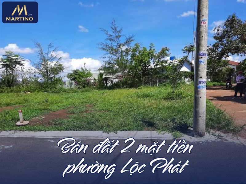 Bán đất 2 mặt tiền phường Lộc Phát Bán đất 2 mặt tiền phường Lộc Phát