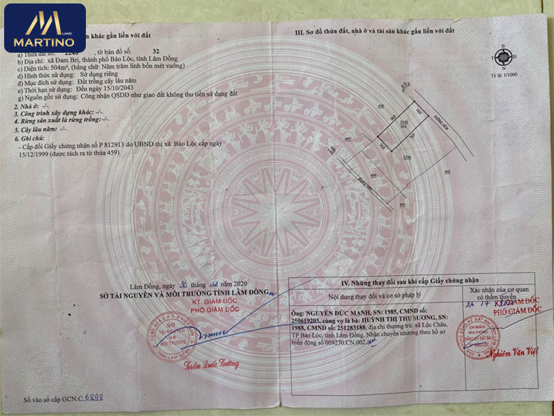 Bán đất nông nghiệp lên full thổ cư tại Dambri Bán đất nông nghiệp lên full thổ cư tại Dambri