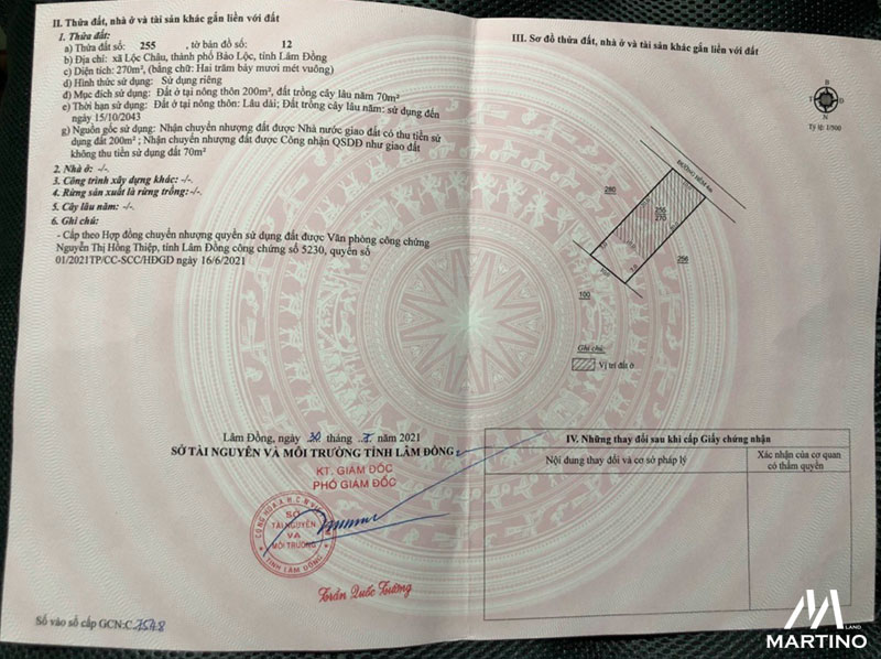 Bán đất tại xã Lộc Châu Bán đất tại xã Lộc Châu