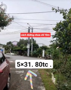 Bán đất mặt tiền An Ngãi Long Điền giá rẻ chỉ 1.28 tỷ – sổ sẵn thổ cư 80m²