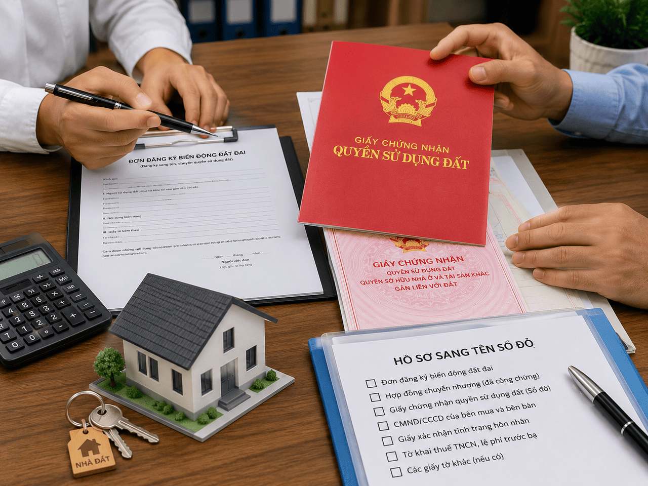 Hồ sơ sang tên sổ đỏ cần chuẩn bị đầy đủ theo quy định