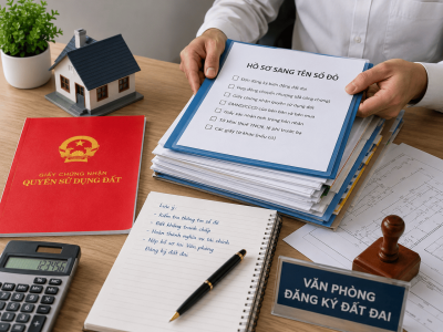 Hồ sơ sang tên cần những gì? Hướng dẫn chuẩn bị đầy đủ giấy tờ khi chuyển nhượng nhà đất
