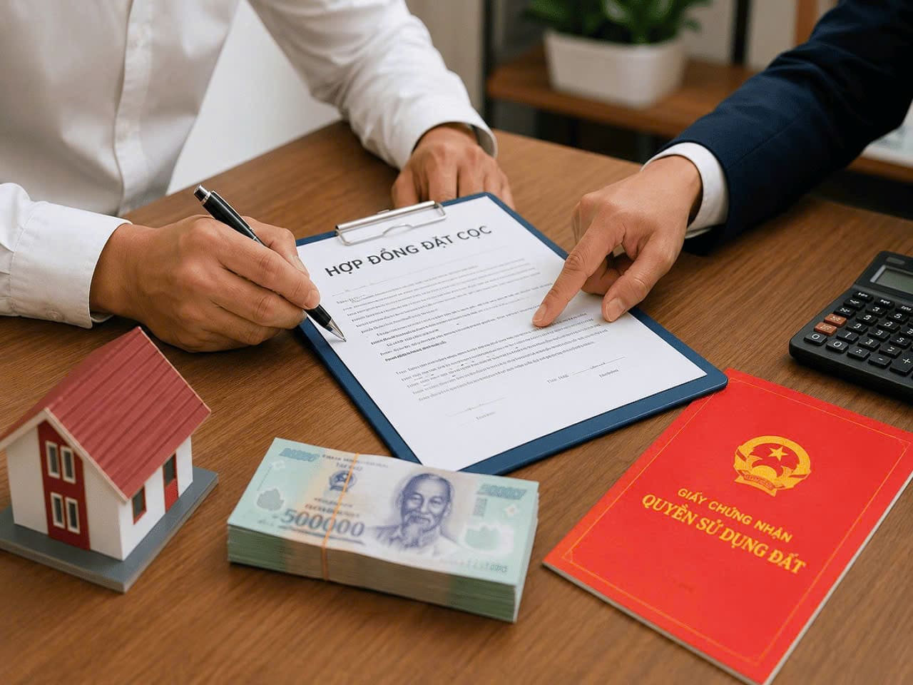 Đặt cọc như thế nào là hợp lệ khi mua đất