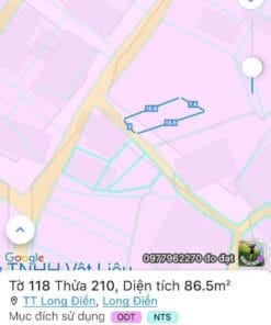 Bán đất thị trấn Long Điền giá rẻ, 5x18 nở hậu, 990 triệu 5 464914272 571757318565131 1045504262124906684 n