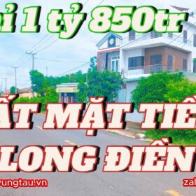 Lô Đất Mặt Tiền Phan Đăng Lưu Long Điền
