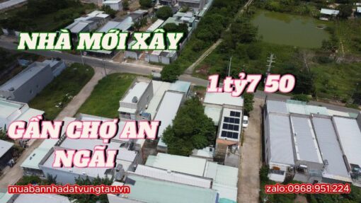BÁN NHÀ MỚI XÂY GẦN CHỢ AN NGÃI