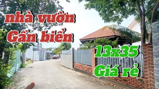 Bán nhà vườn gần biển Long Hải