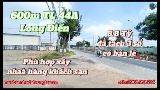 Bán đất mặt tiền Tỉnh lộ 44A